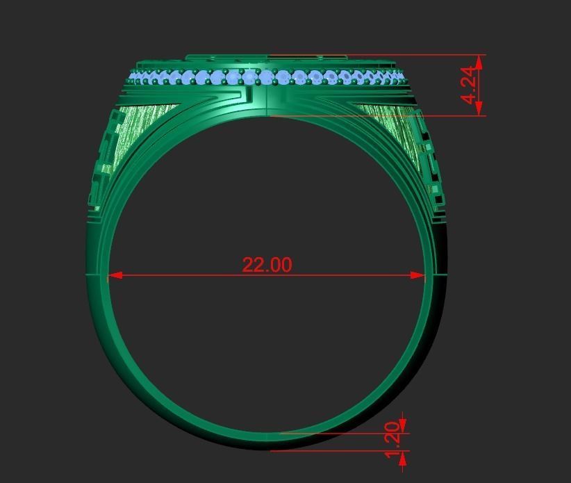 THE SLAVIC RING OF VELES Printable Model 3D print model_7