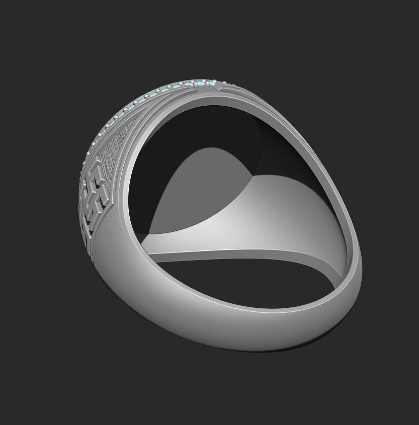 THE SLAVIC RING OF VELES Printable Model 3D print model_5