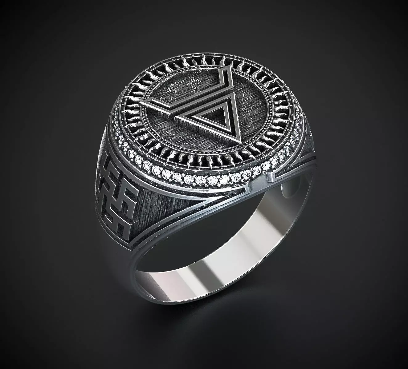 THE SLAVIC RING OF VELES Printable Model 3D print model_0