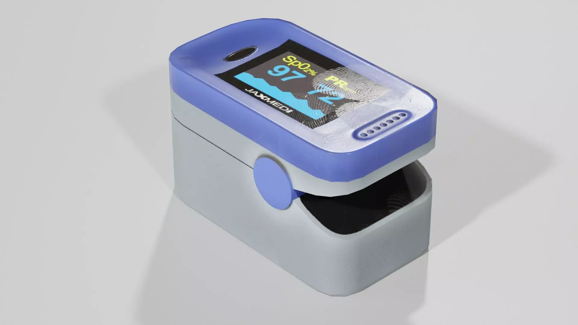 Pulse Oximeter Low-poly 3D model_0