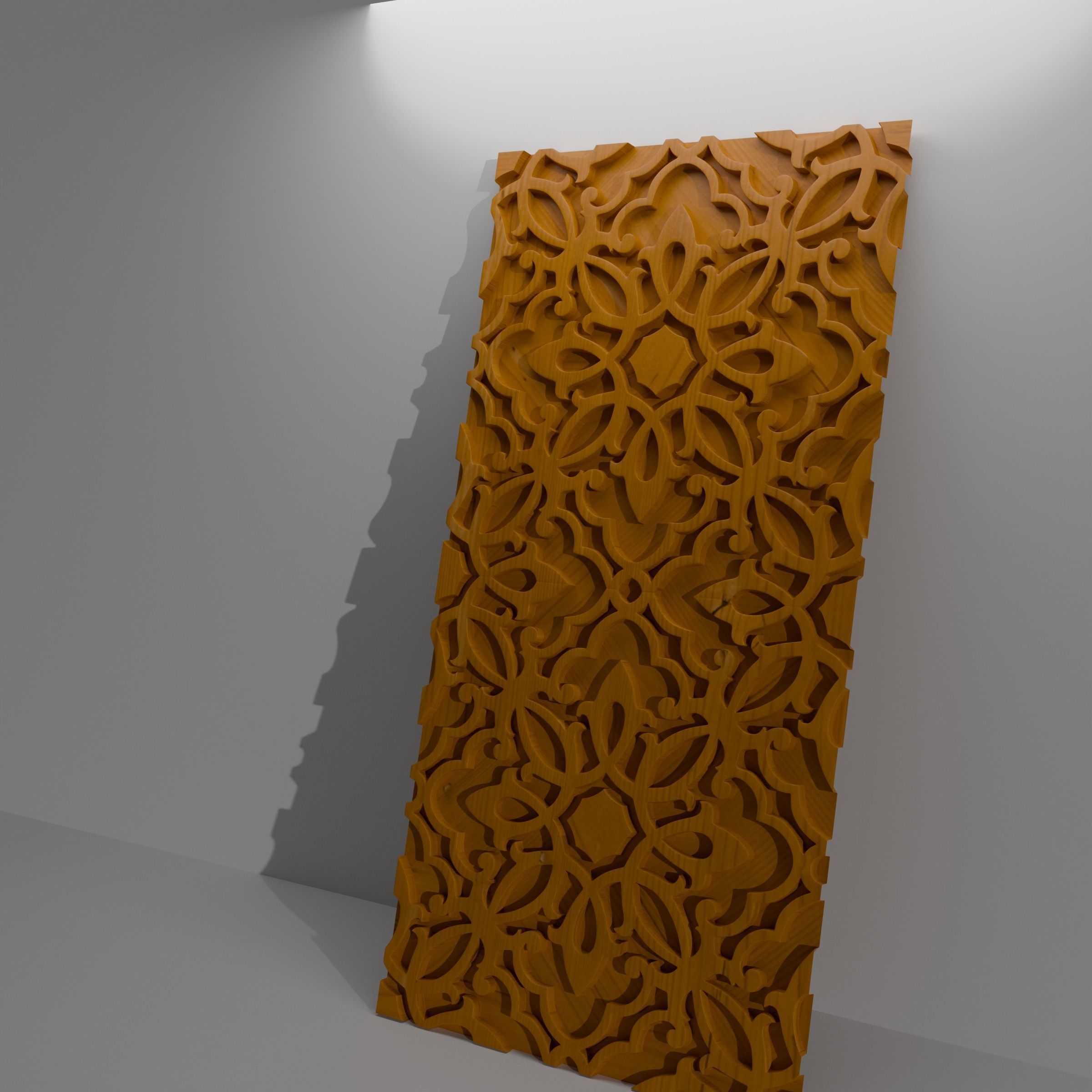 Islamic Geometric Design Pattern 3D model_1