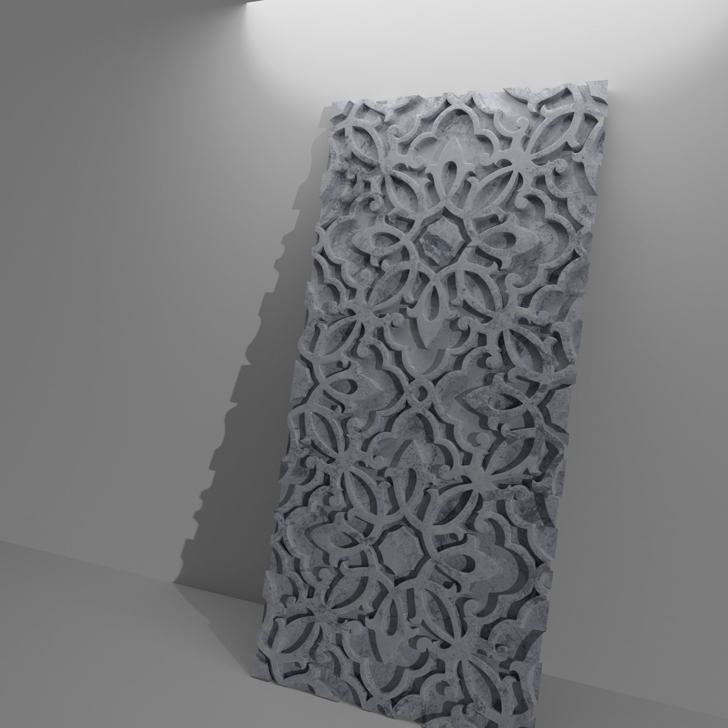 Islamic Geometric Design Pattern 3D model_4