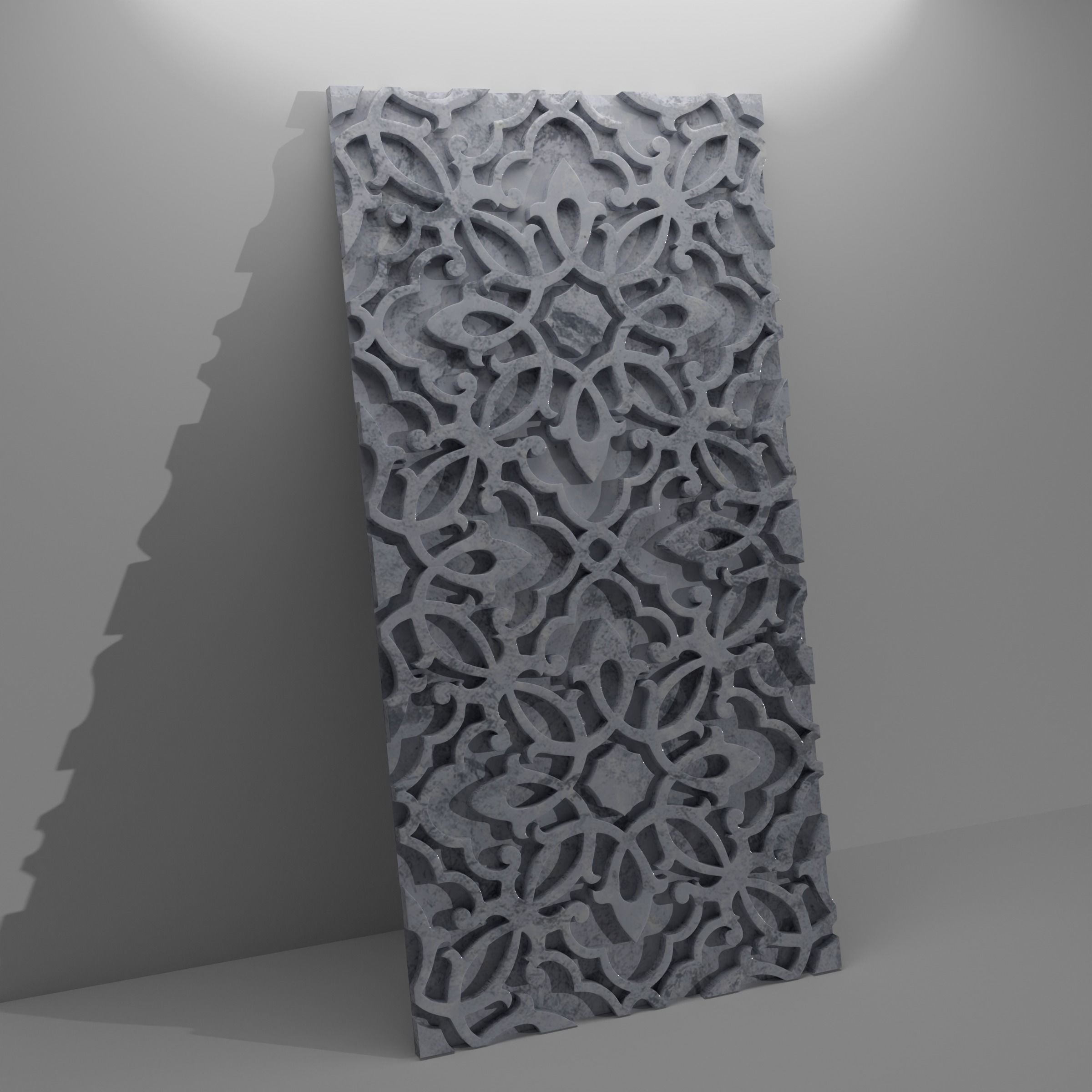 Islamic Geometric Design Pattern 3D model_2