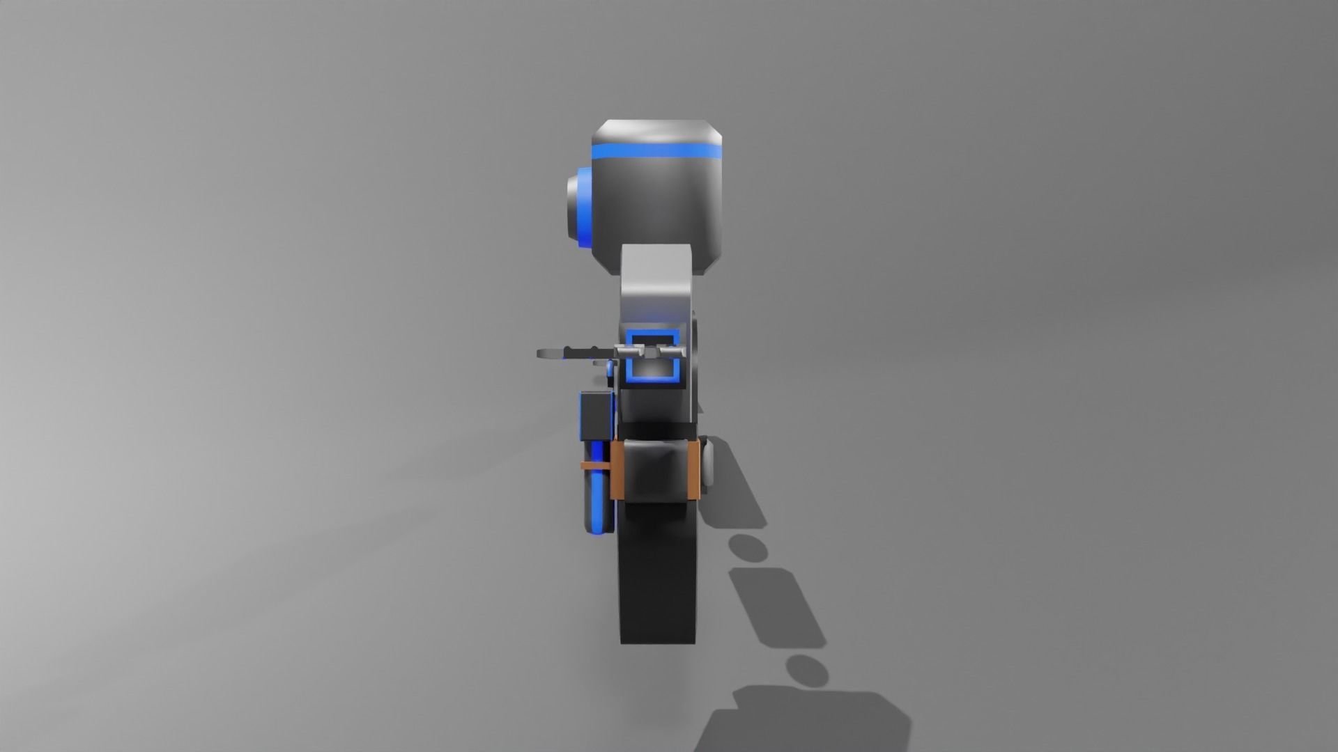 Repair Robot  Low-poly 3D model_7