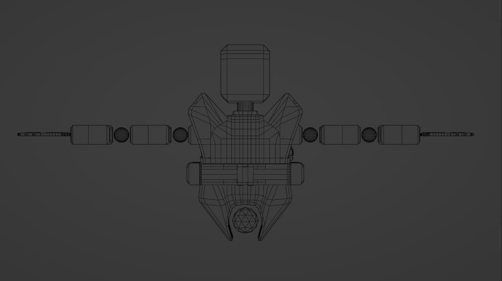 Repair Robot  Low-poly 3D model_10