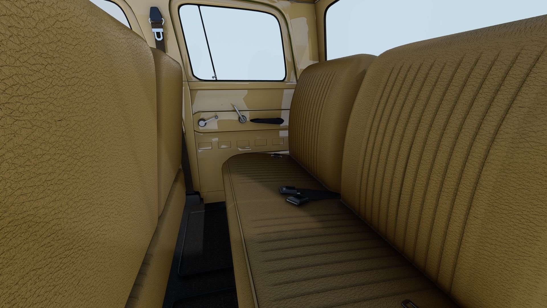 Pickup 1959 F350 Crew Cab Long Bed 3D model_29