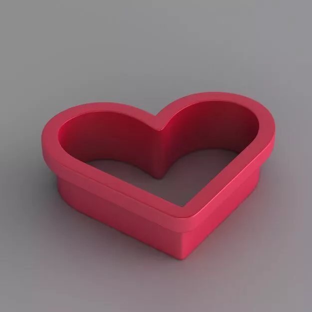 Heart Toast Pastry Cutter Free 3D print model