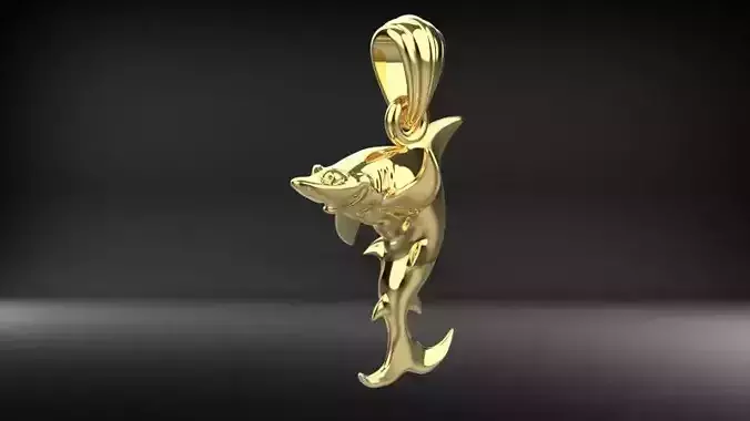 Shark Pendant Necklace Sea Animal Charm bracelet jewelry