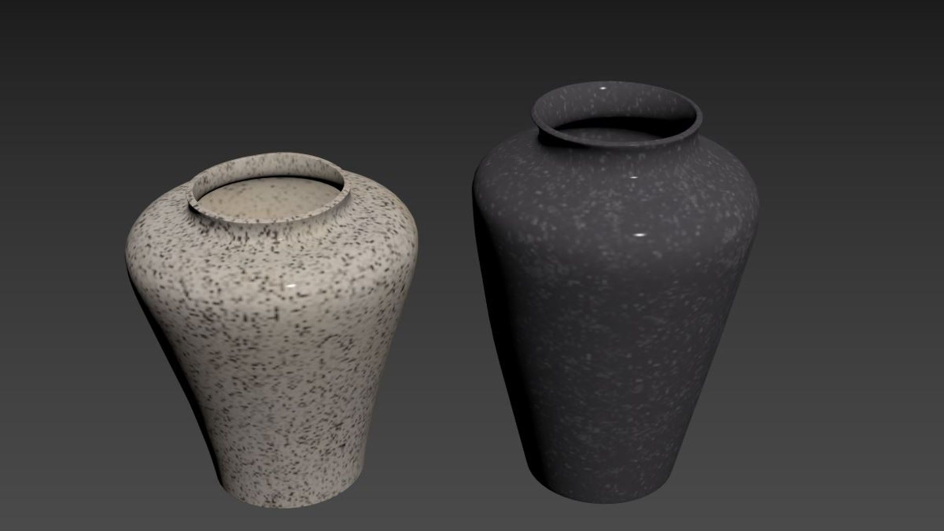 Poe Volcanic Glaze Vases 3D model_5