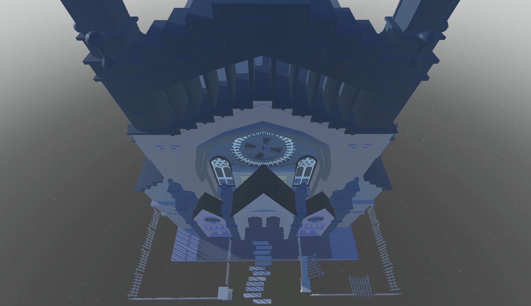 Roblox Map Relic Church Bridge Low-poly 3D model_8