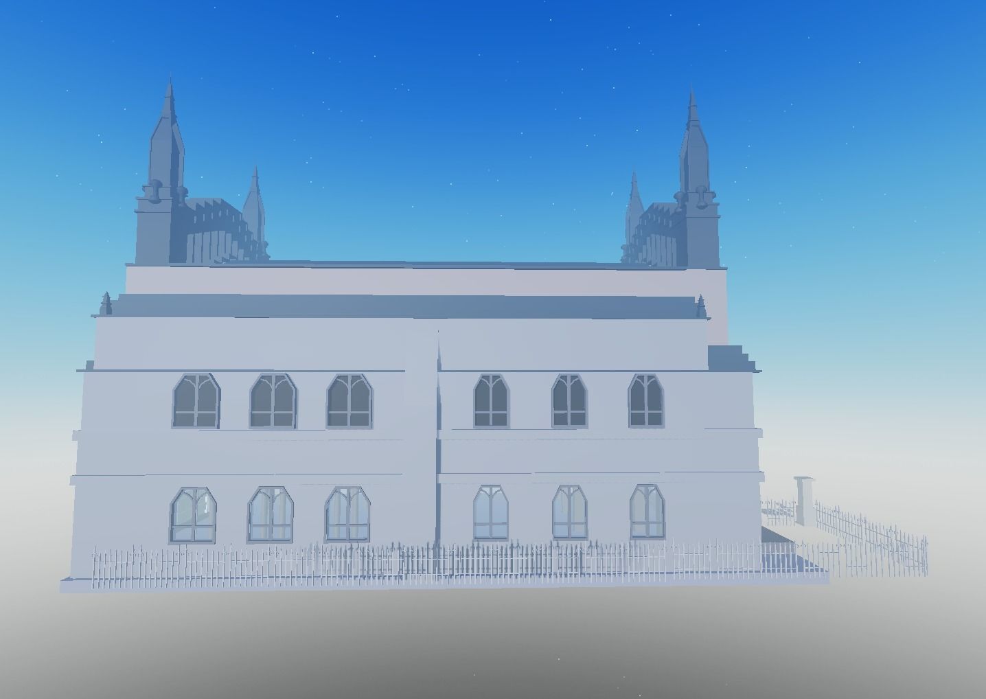 Roblox Map Relic Church Bridge Low-poly 3D model_2