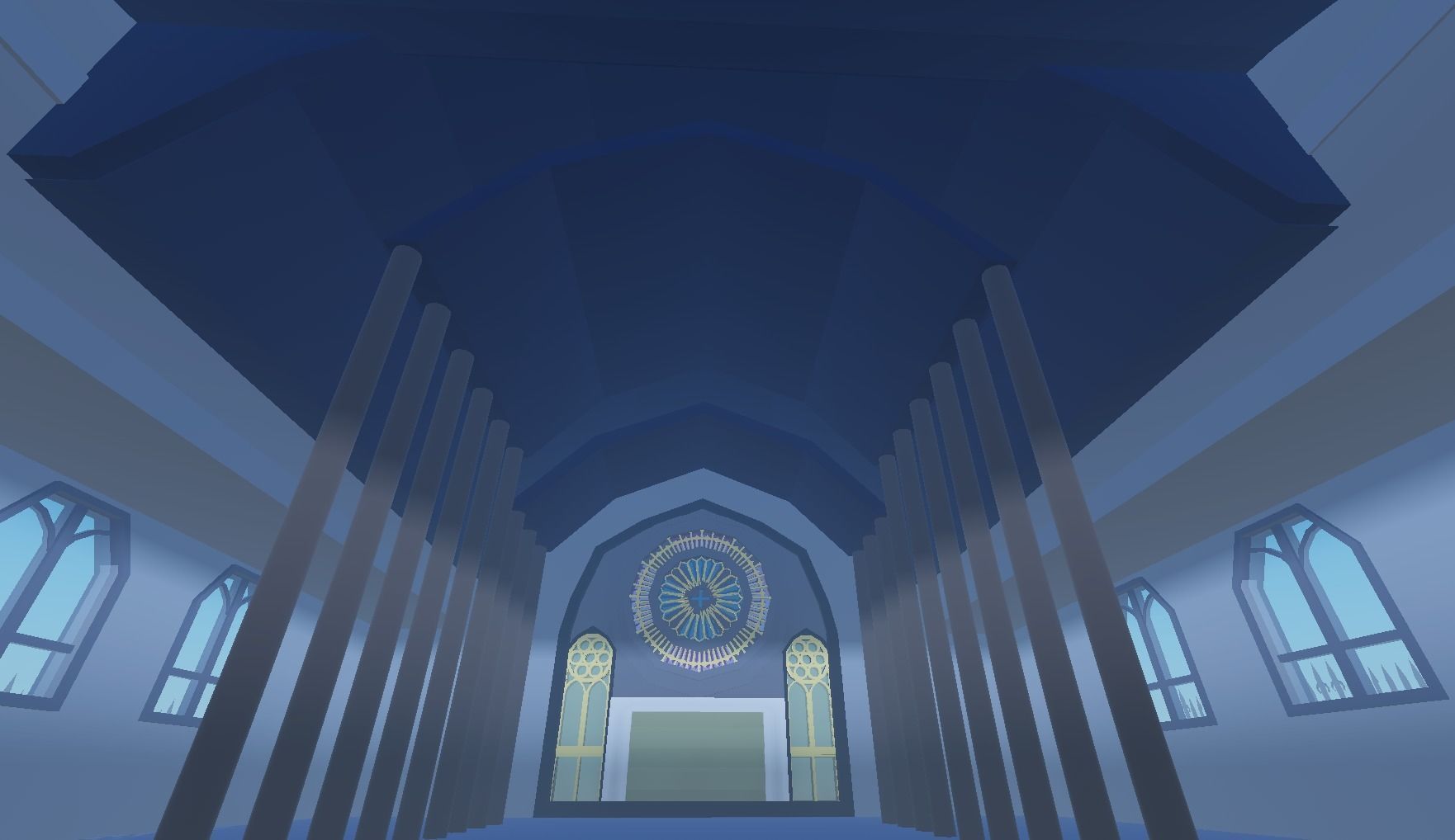 Roblox Map Relic Church Bridge Low-poly 3D model_7