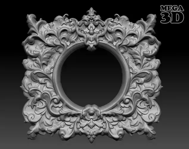 Bas relief Frame 240506 17 3D print model