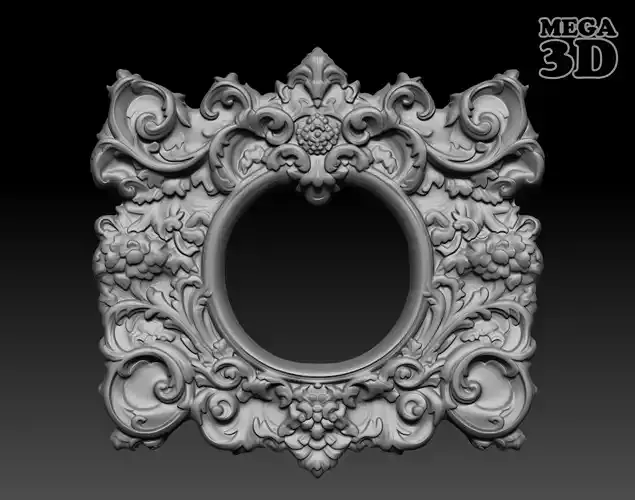 Bas relief Frame 240506 16 3D print model