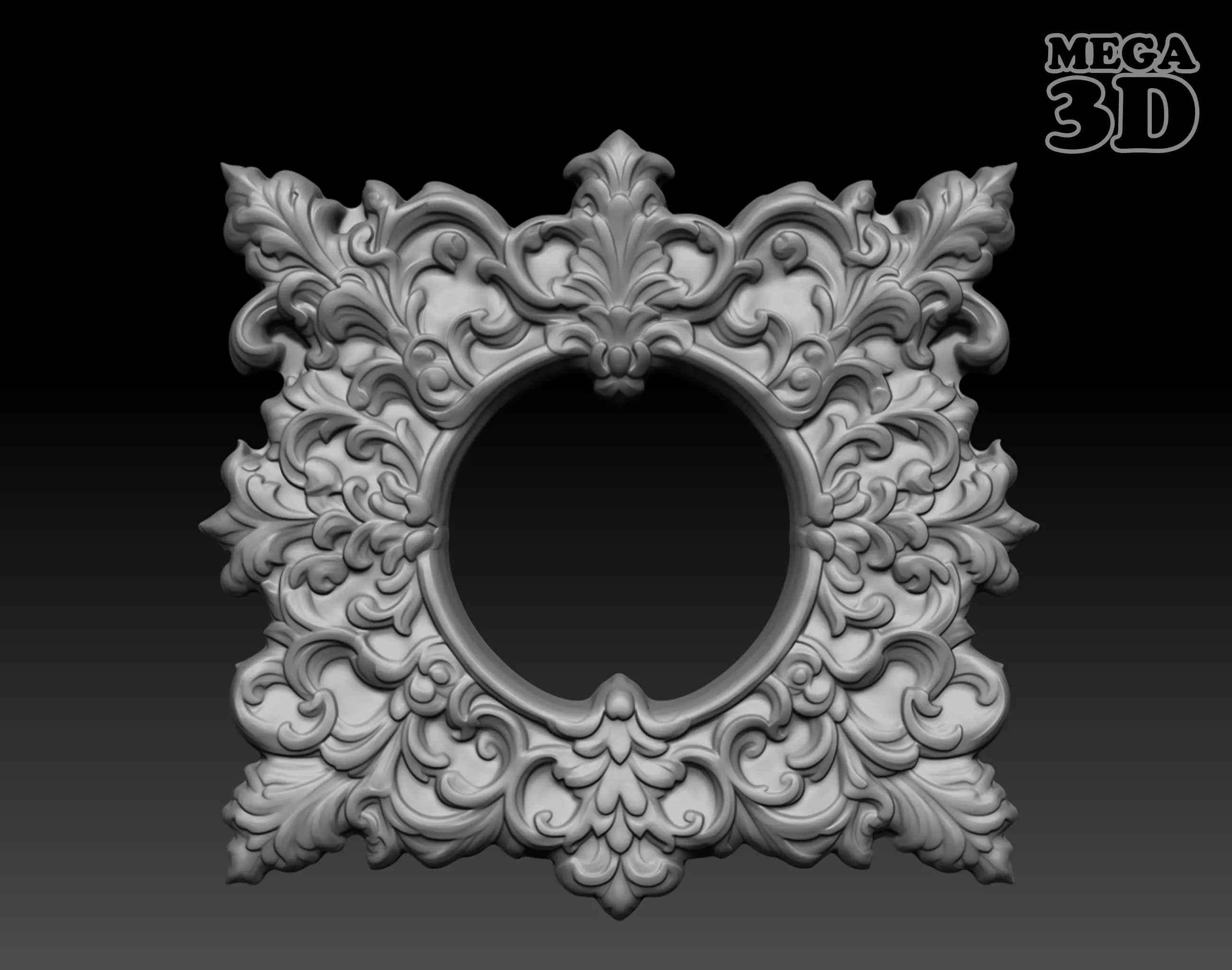 Bas relief Frame 240506 14 3D print model_0