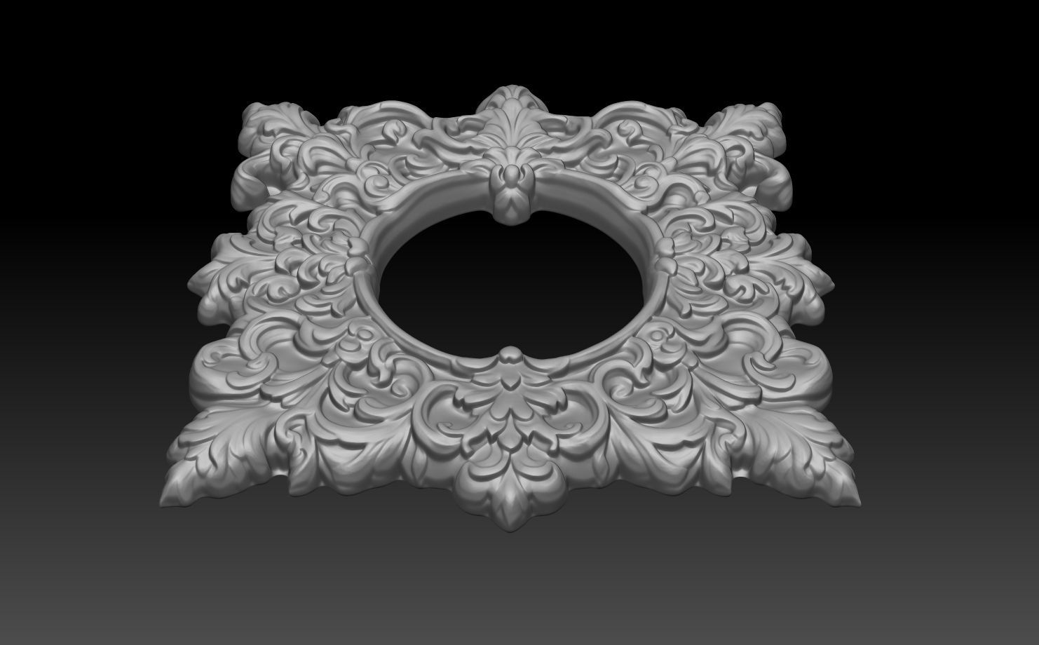 Bas relief Frame 240506 14 3D print model_4