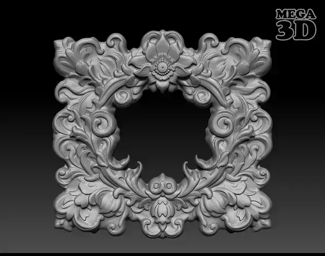 Bas relief Frame 240506 11 3D print model