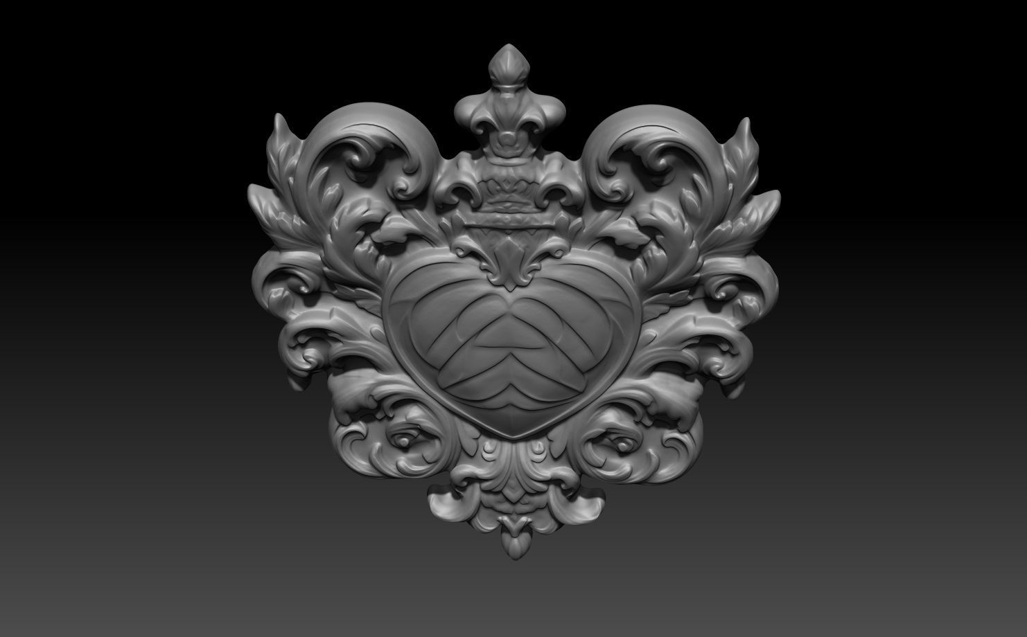 Bas relief Frame 240506 07 3D print model_1