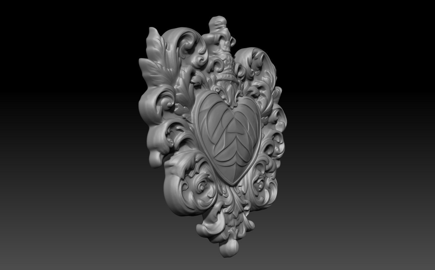 Bas relief Frame 240506 07 3D print model_4