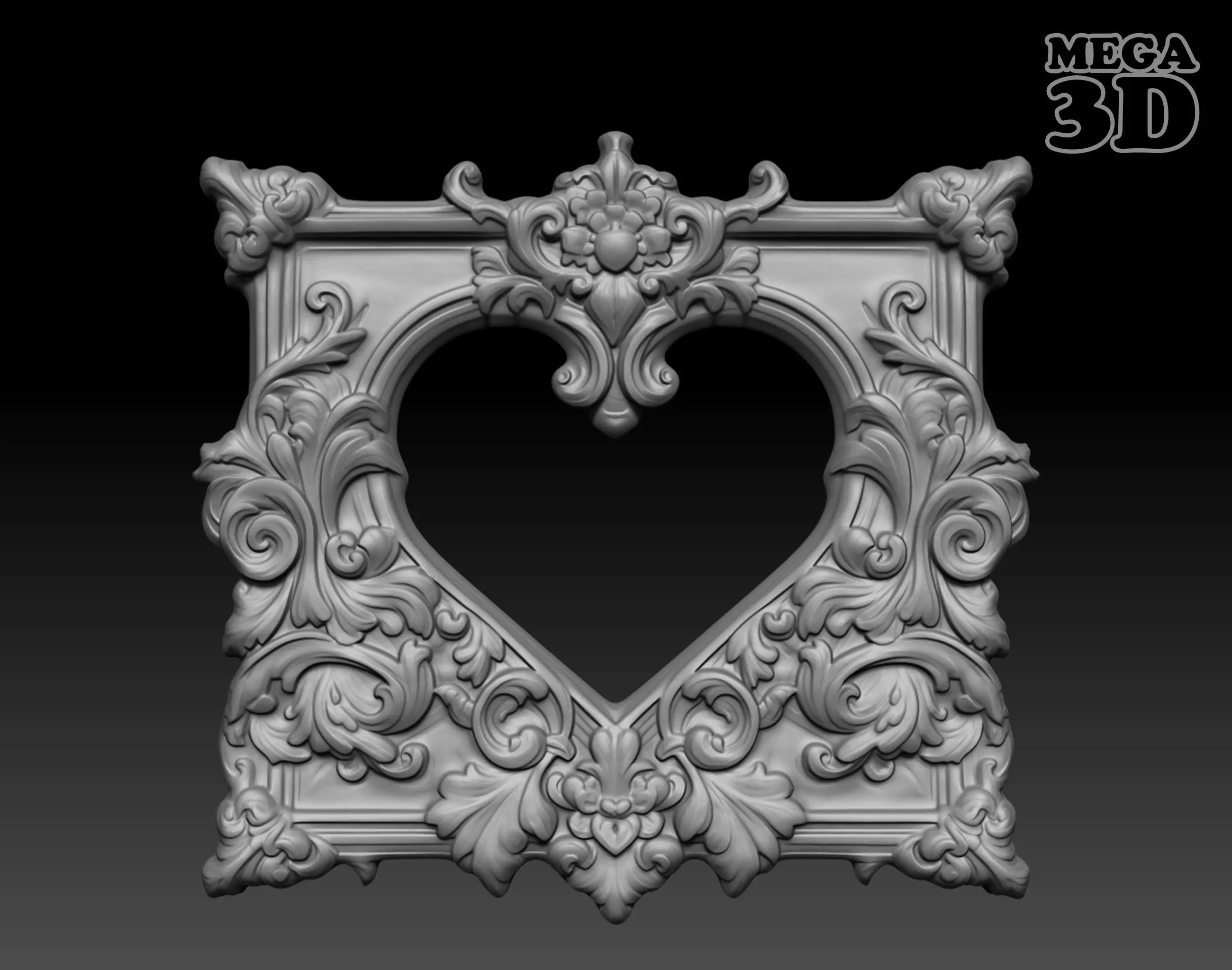 Bas relief Frame 240506 05 3D print model_0