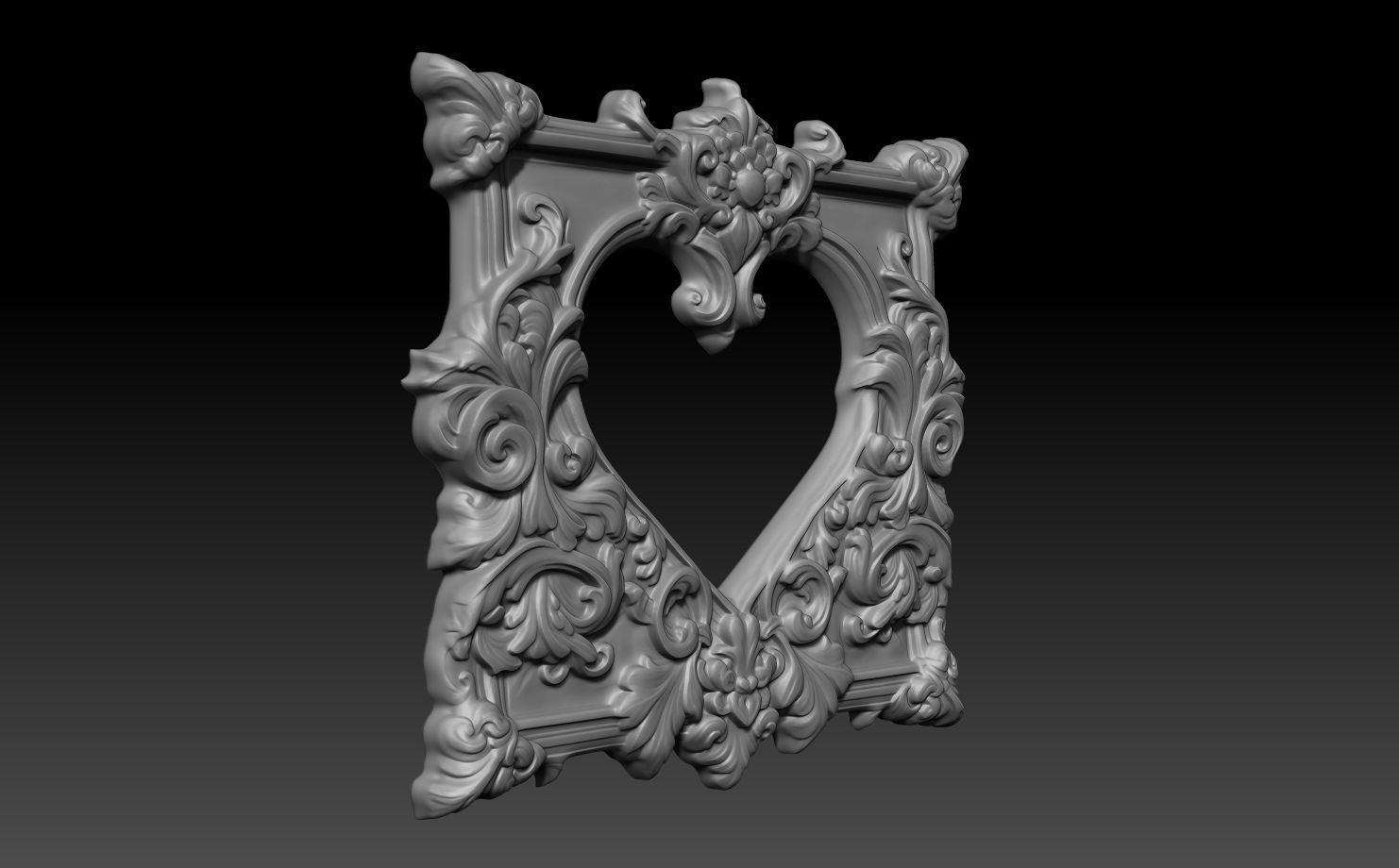 Bas relief Frame 240506 05 3D print model_4