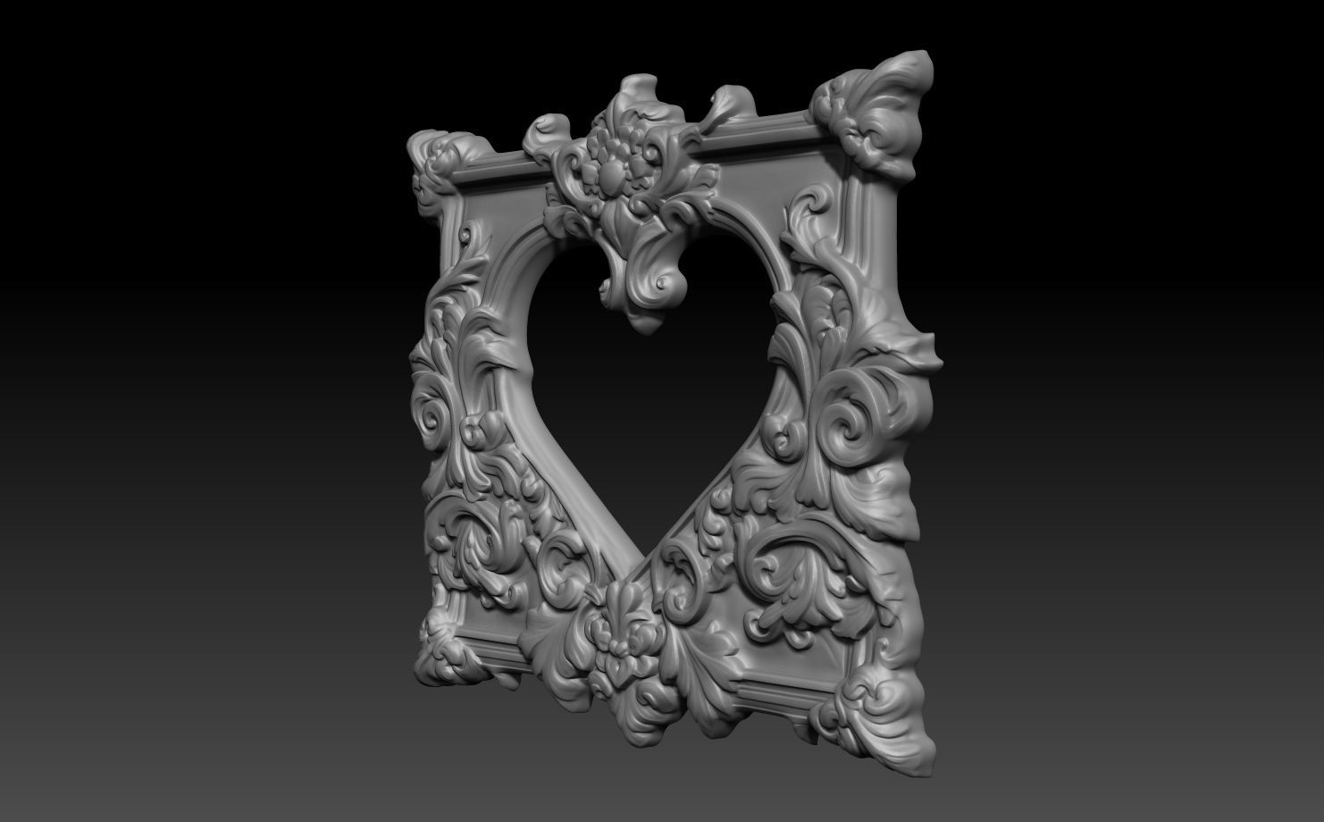 Bas relief Frame 240506 05 3D print model_3