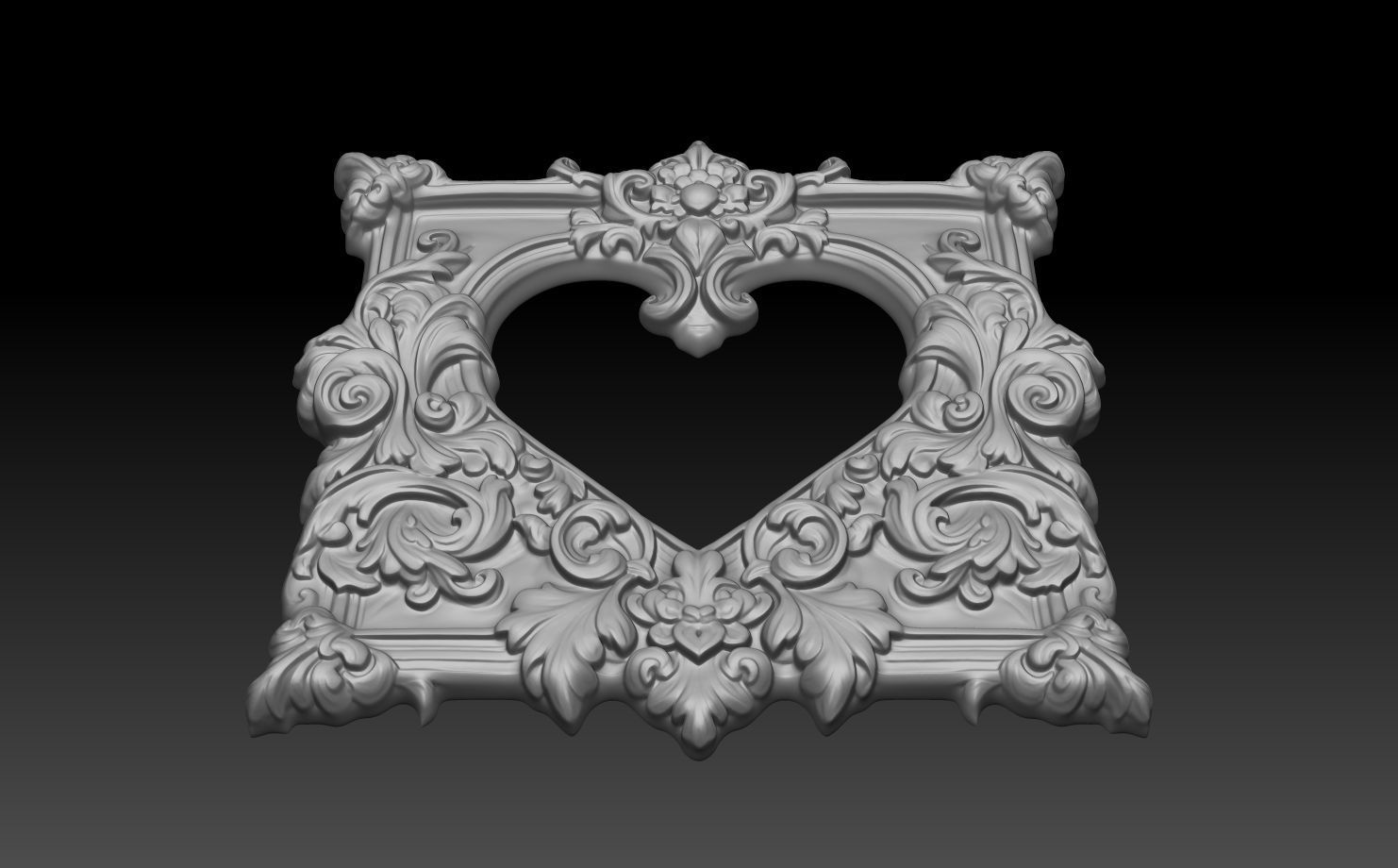 Bas relief Frame 240506 05 3D print model_2