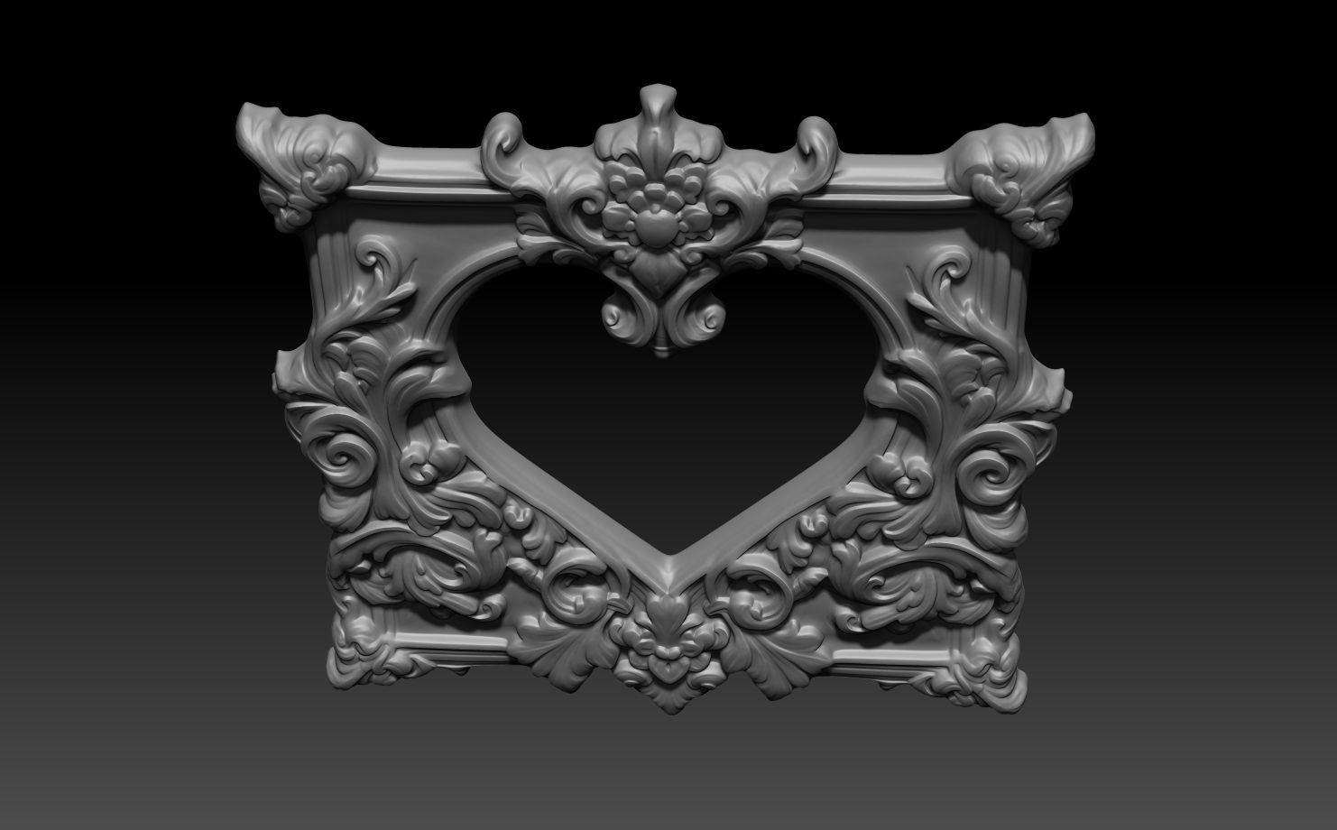 Bas relief Frame 240506 05 3D print model_1