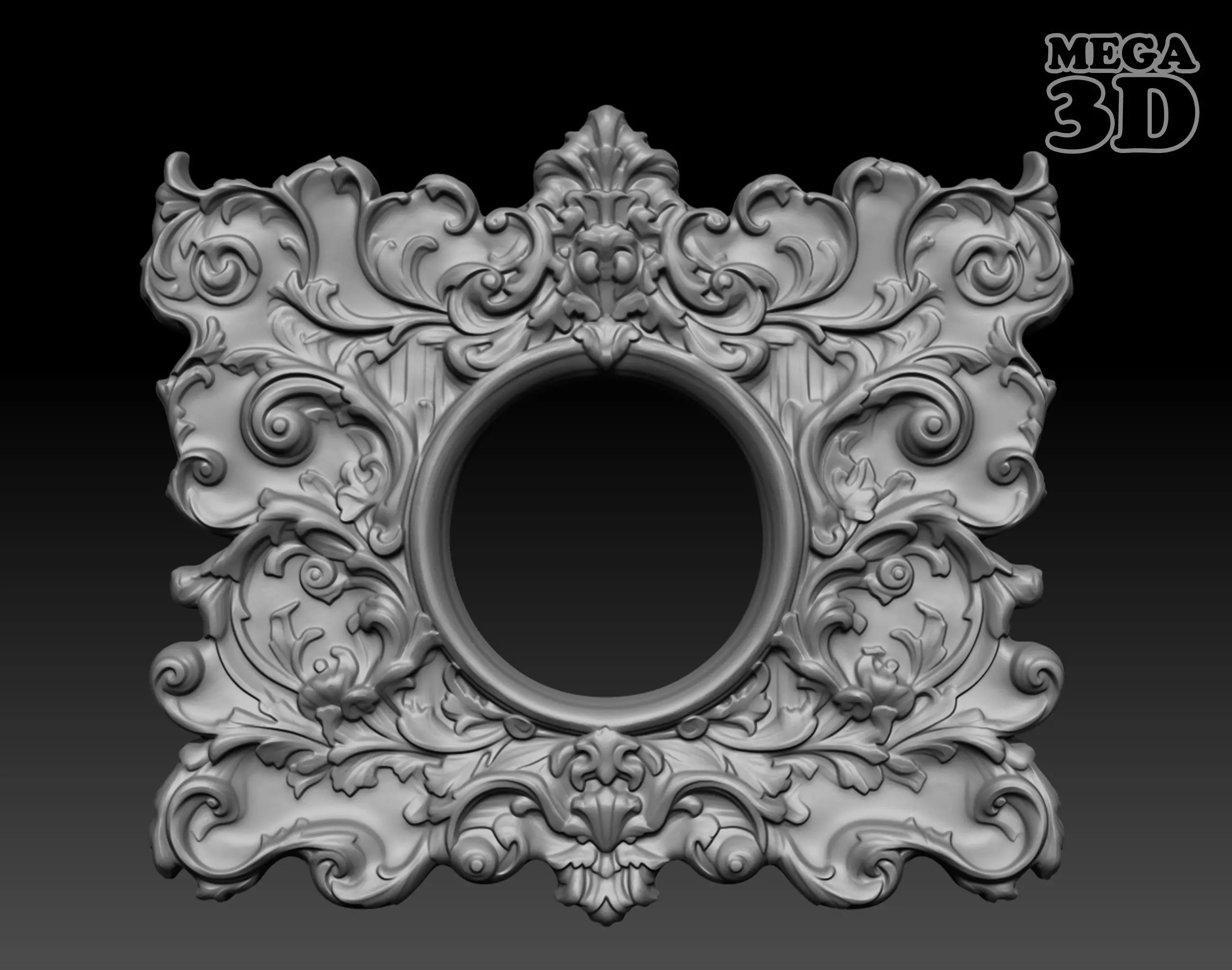 Bas relief Frame 240506 04 3D print model_0