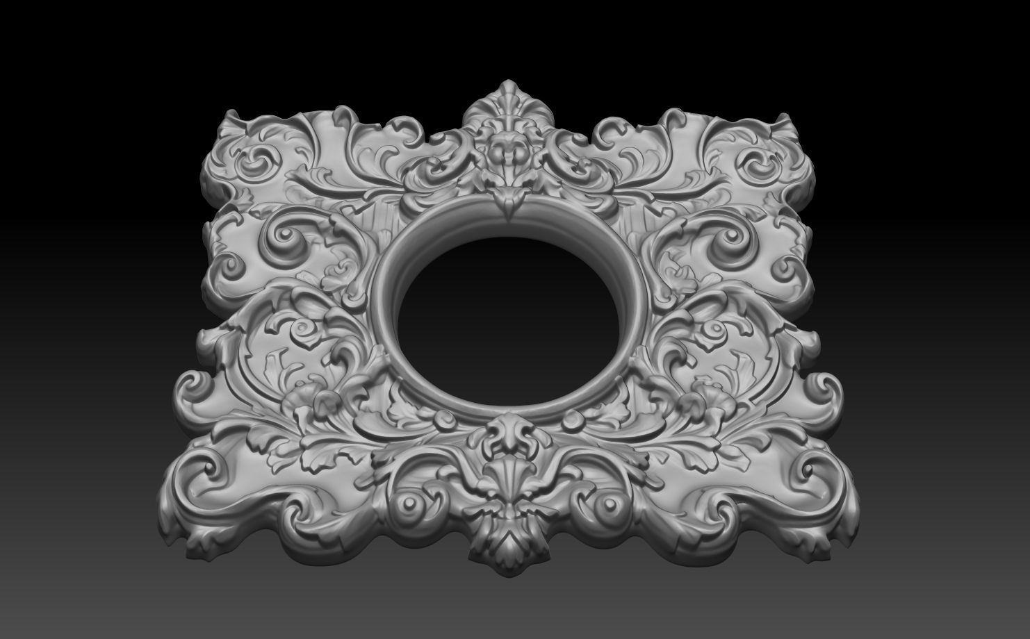 Bas relief Frame 240506 04 3D print model_2