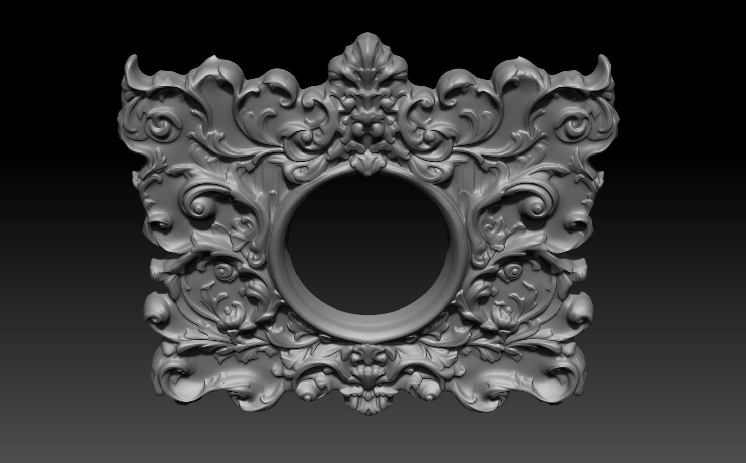 Bas relief Frame 240506 04 3D print model_1