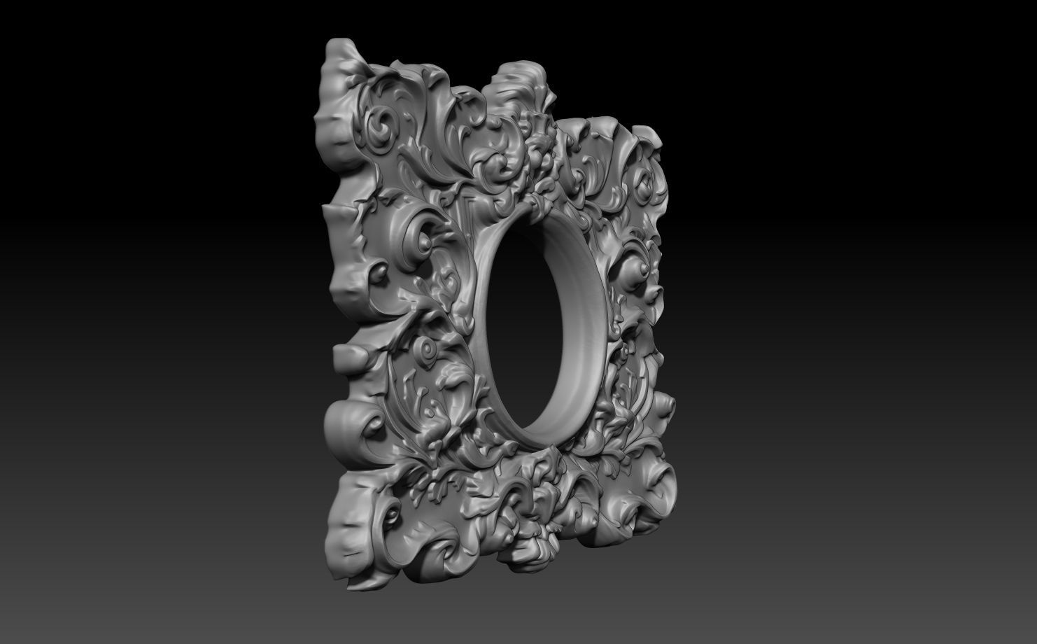 Bas relief Frame 240506 04 3D print model_4