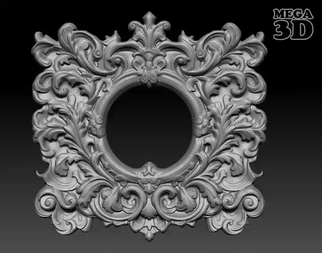 Bas relief Frame 240506 02 3D print model
