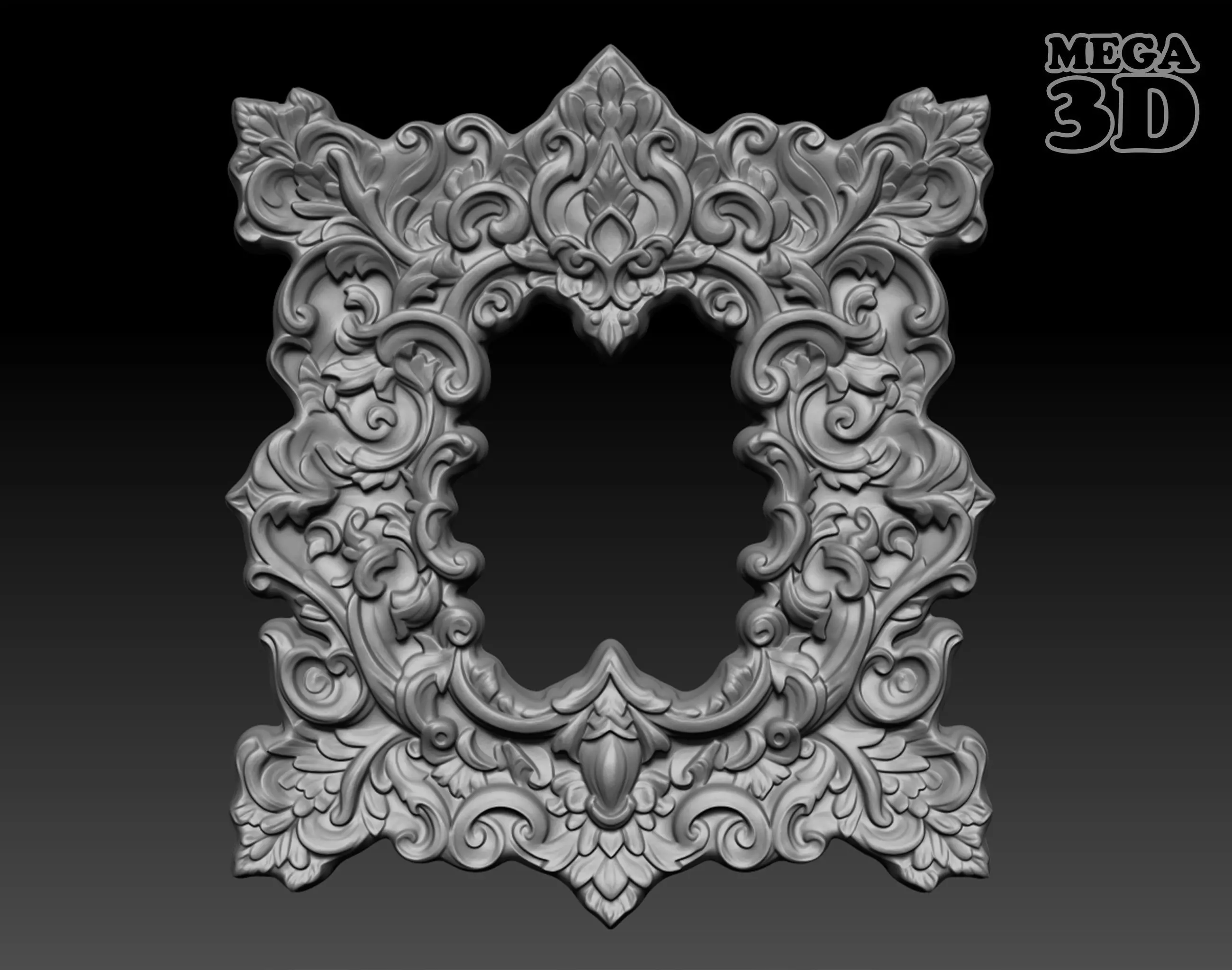 Bas relief Frame 240506 01 3D print model_0