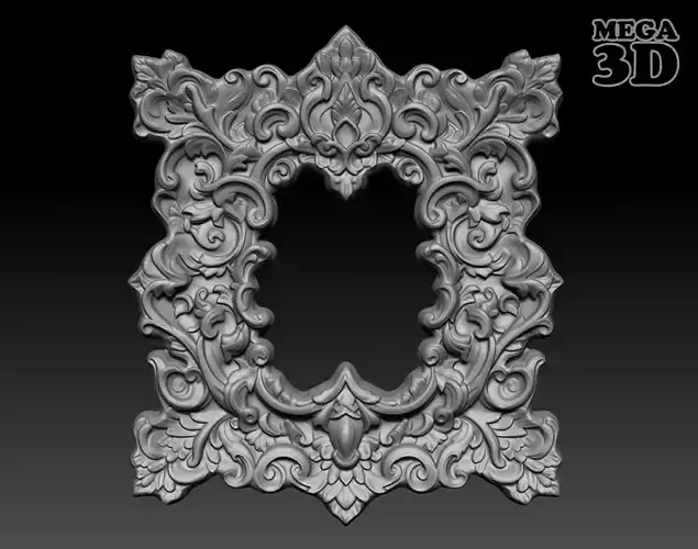 Bas relief Frame 240506 01 3D print model