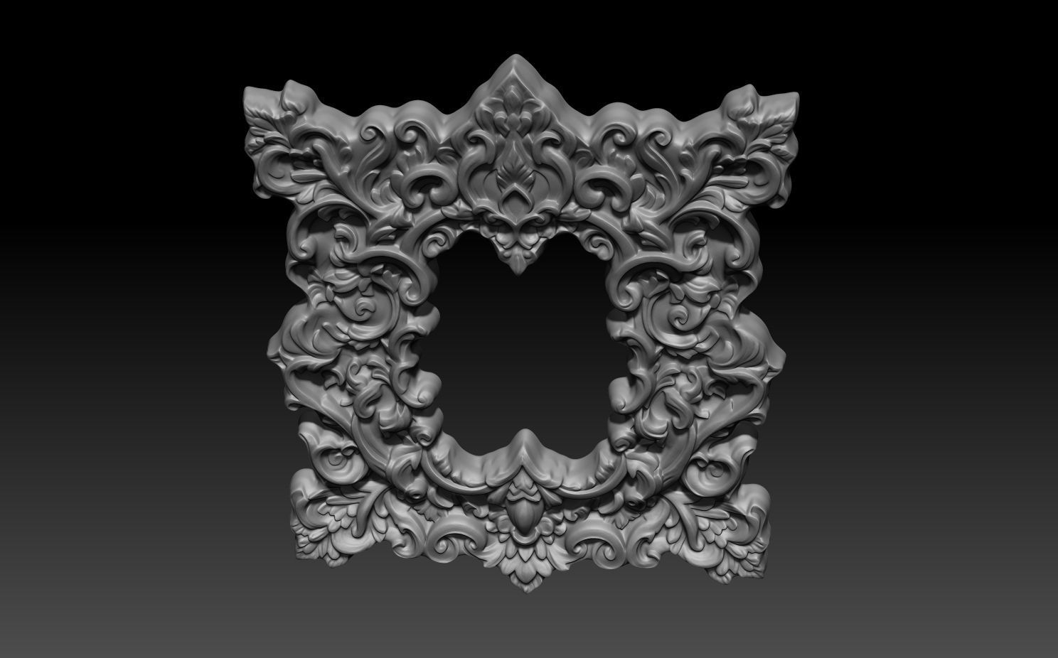 Bas relief Frame 240506 01 3D print model_3