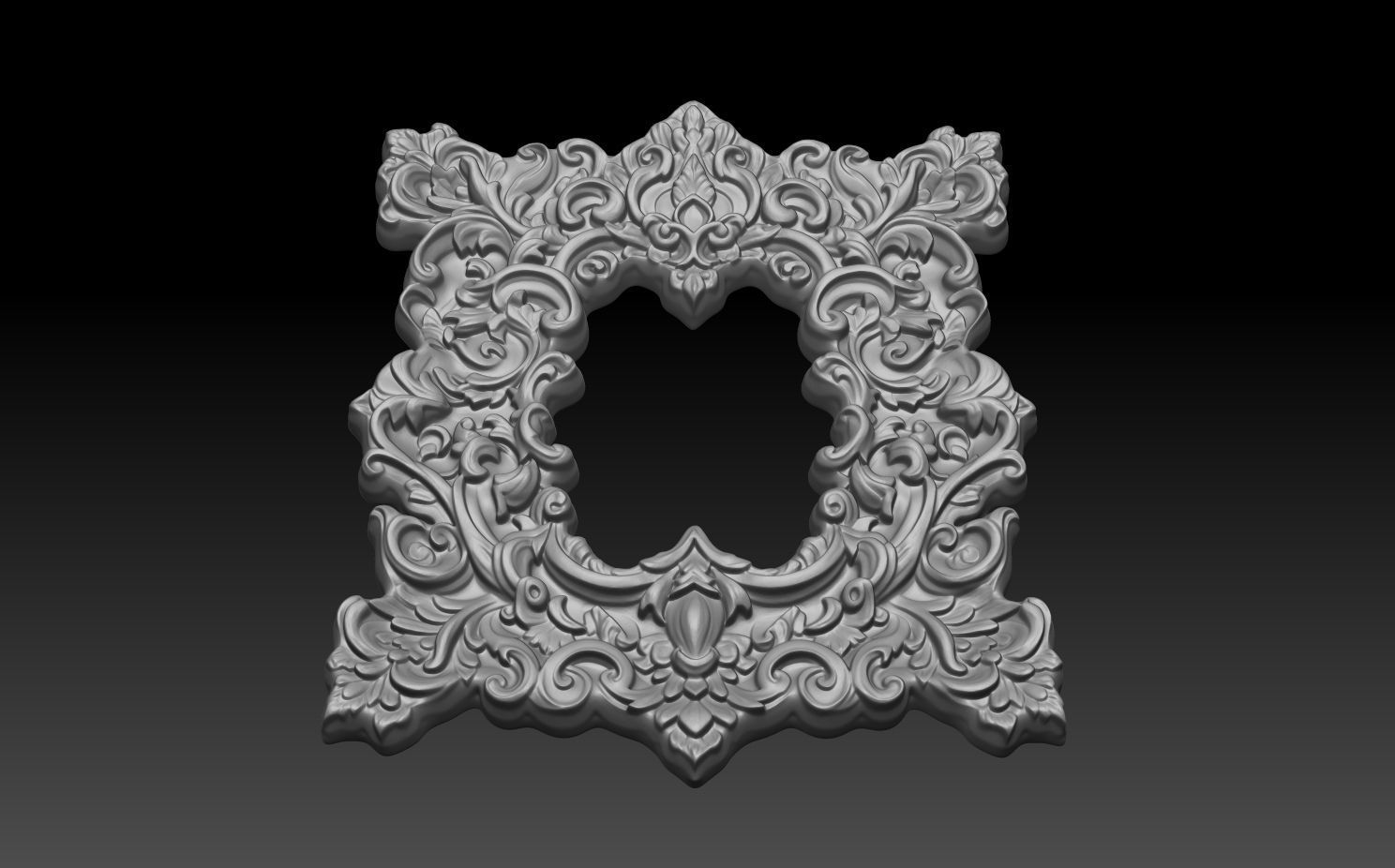 Bas relief Frame 240506 01 3D print model_4