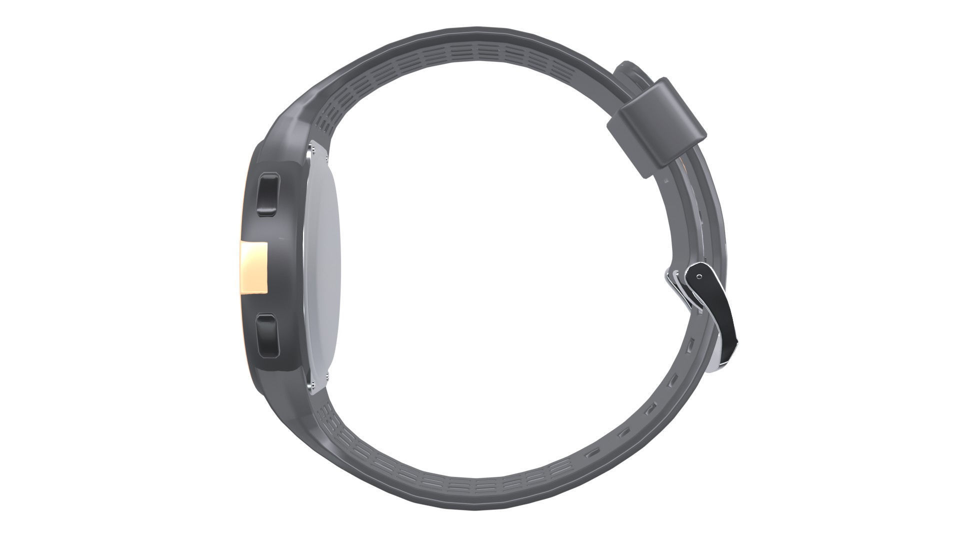 Titan TraQ Lite - Orange Low-poly 3D model_4