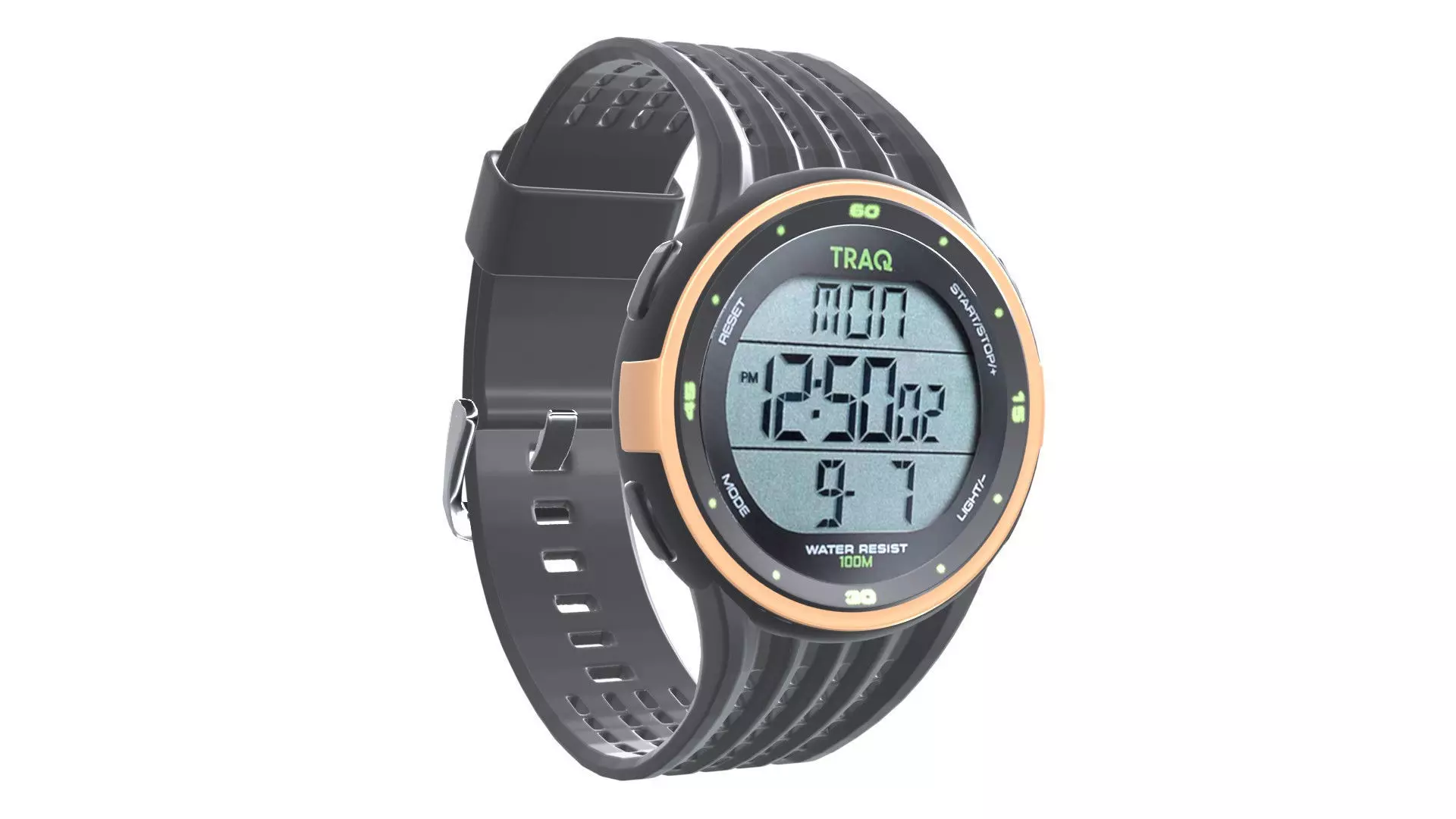 Titan TraQ Lite - Orange Low-poly 3D model_0