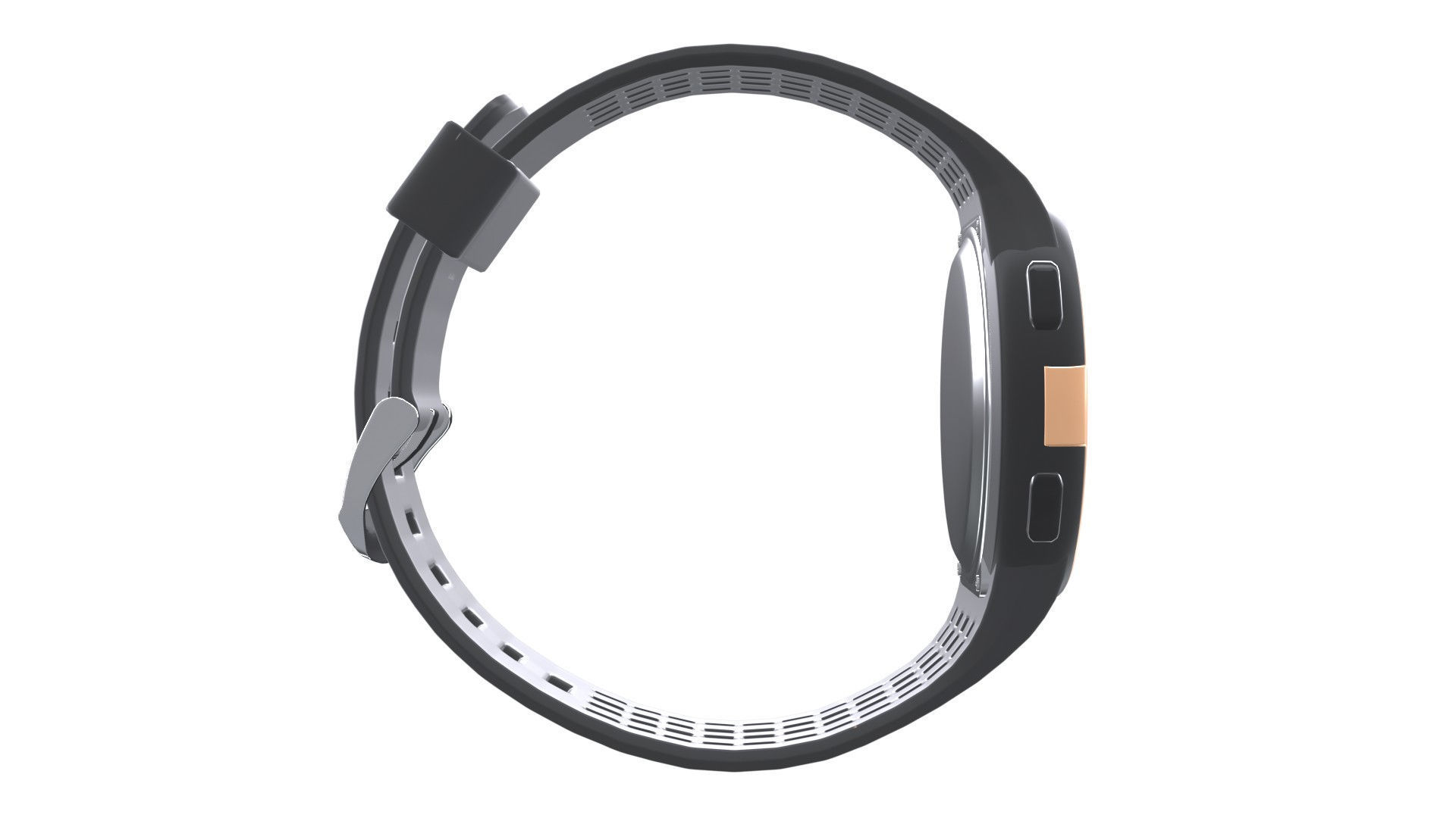 Titan TraQ Lite - Orange Low-poly 3D model_3