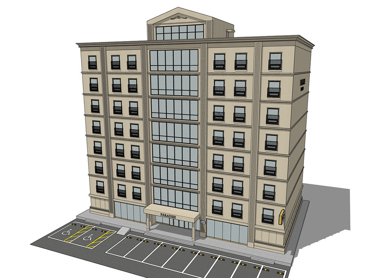 high-quality hostess bar Karaoke room 3D model_13