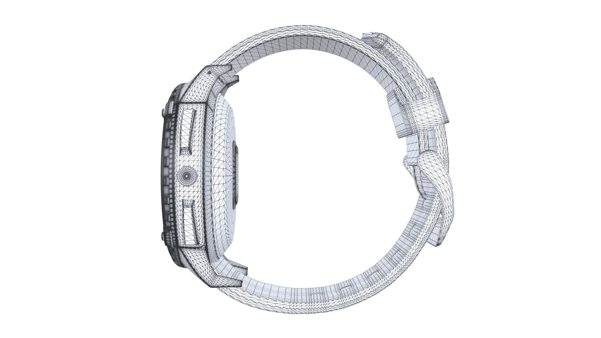 Titan TraQ Triathlon - Red Low-poly 3D model_8