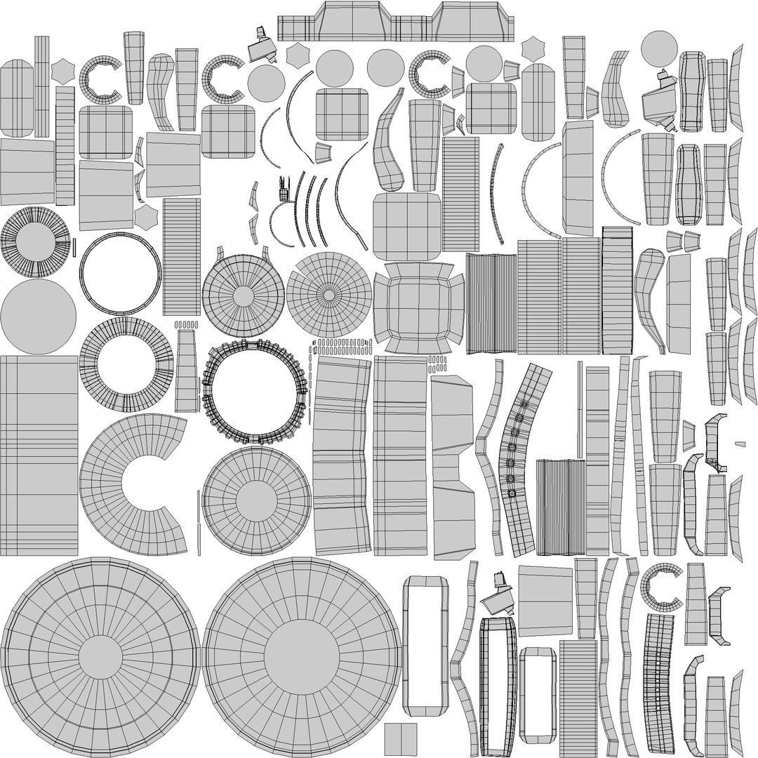 Titan TraQ Triathlon - Red Low-poly 3D model_10