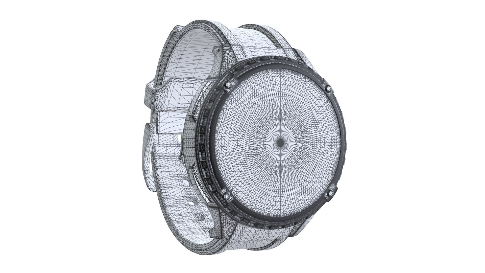 Titan TraQ Triathlon - Red Low-poly 3D model_9