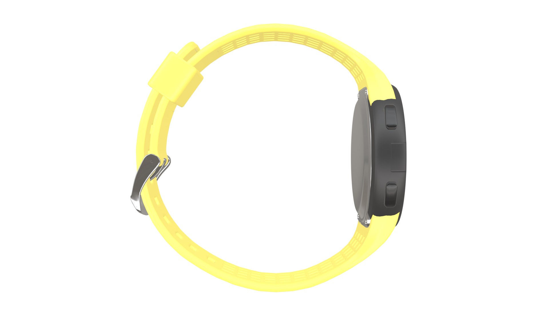 Titan TraQ Lite - Yellow Low-poly 3D model_3