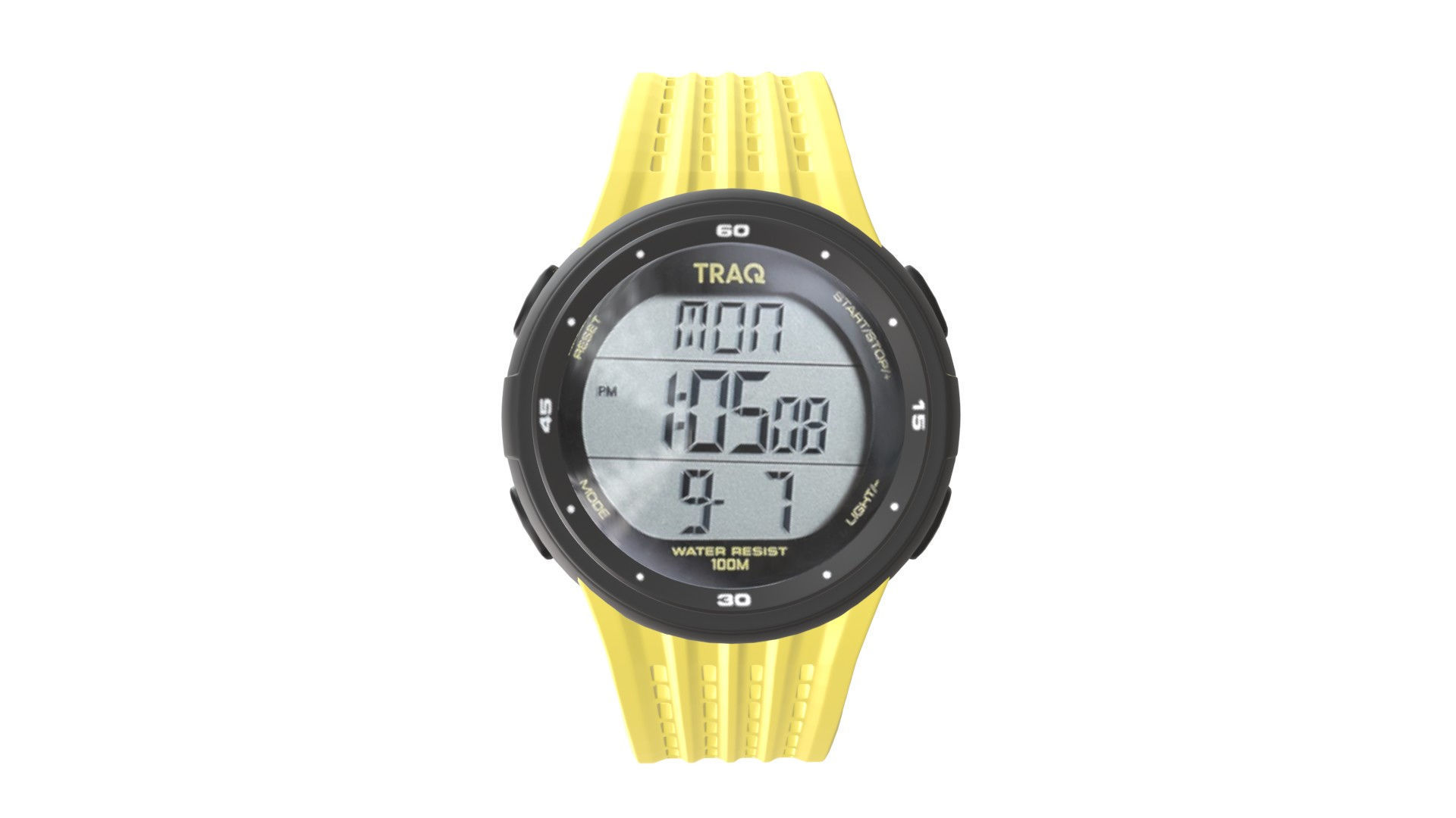 Titan TraQ Lite - Yellow Low-poly 3D model_1