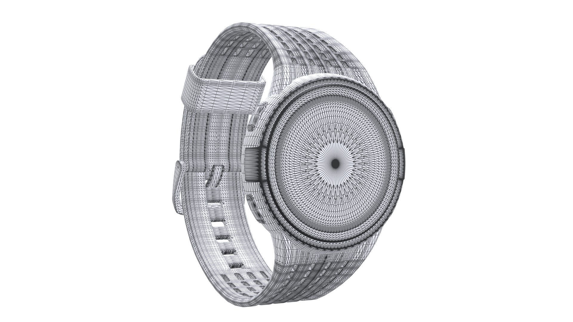 Titan TraQ Lite - Yellow Low-poly 3D model_9