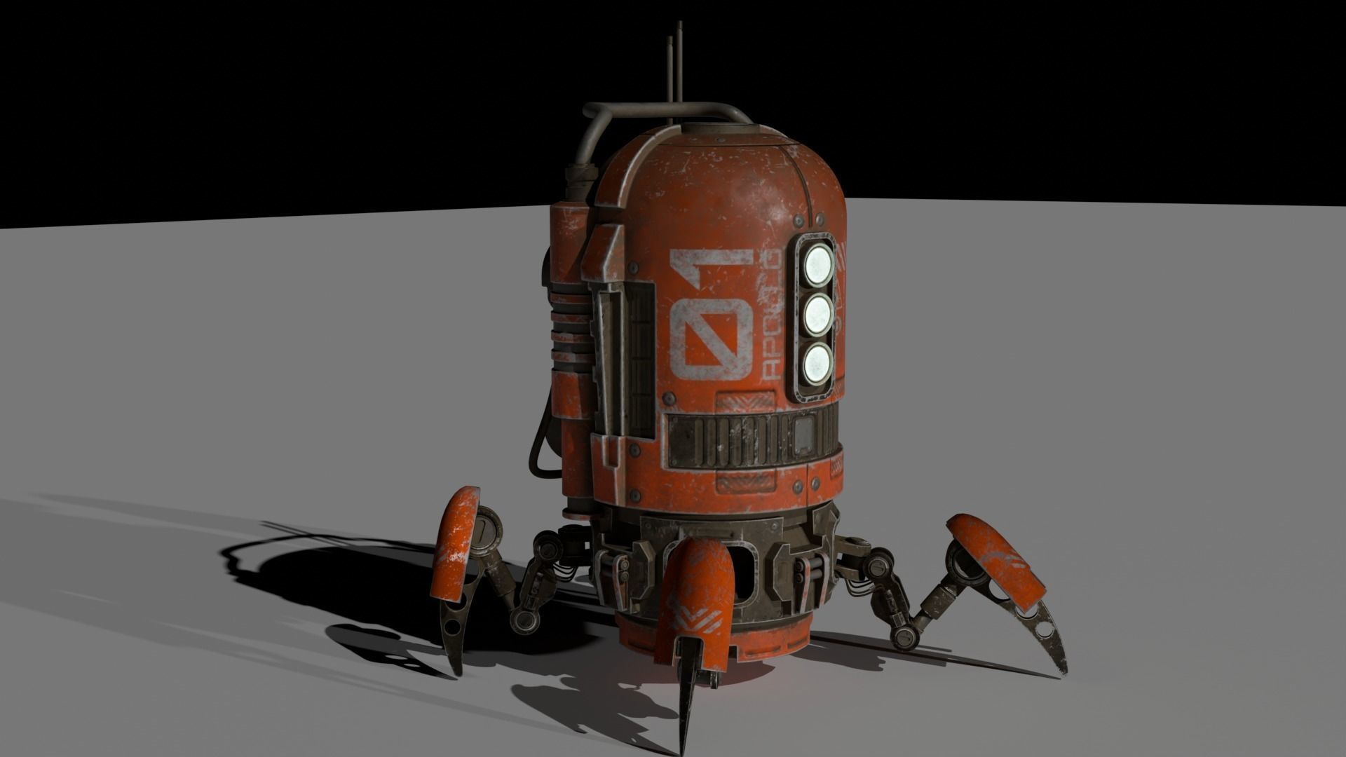 Spiderbot Small  3D model_1