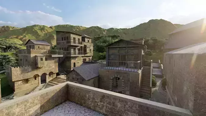 Historic city -Ancient City 3D model