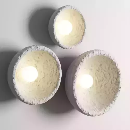 The SONIAH Lighting Collection wall light Low-poly 3D model
